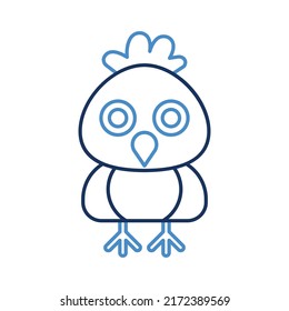Chick bird Vector icon which is suitable for commercial work and easily modify or edit it

