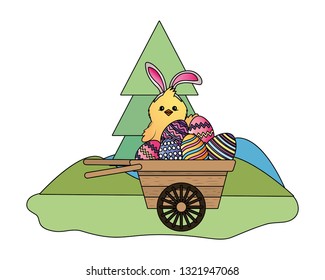 chick with bunny ears