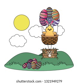 chick with bunny ears