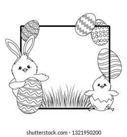 chick with bunny ears