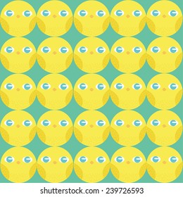 chick cartoon background pattren