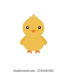 chick character cute vector design flat style template