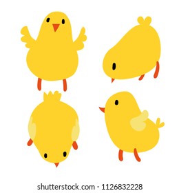 chick character vector design