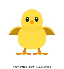 chick chicken easter vector illustration emoji cute