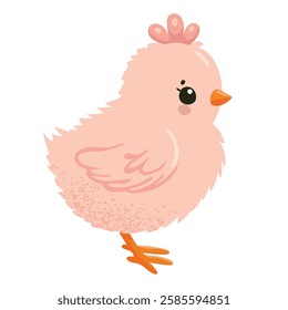 chick, easter, hen, egg, Suitable for Easter decorations, greeting cards and holiday themed designs. Isolated on white background.