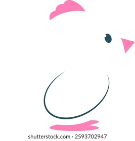 Chick Hand Drawn Vector Illustration