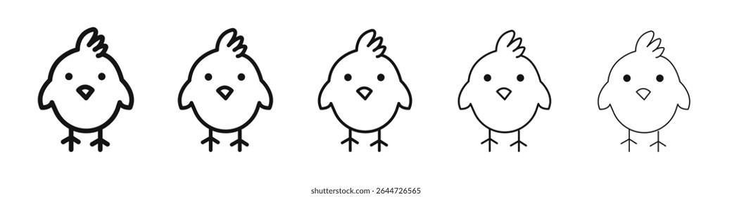 Ícone de filhote ilustração plana definir logotipo