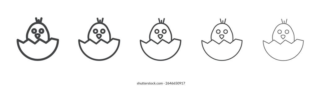 Ícone de filhote simples logotipo de estrutura de tópicos