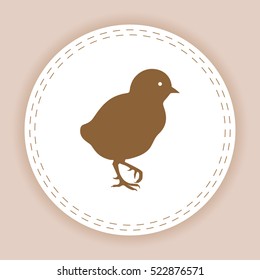 Chick, Icon  Silhouette