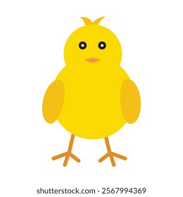 
chick icon vector illustration in yellow