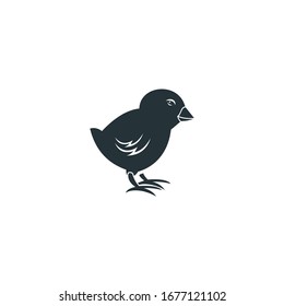 chick Icon vector sign isolated for graphic and web design. chick symbol template color editable on white background.