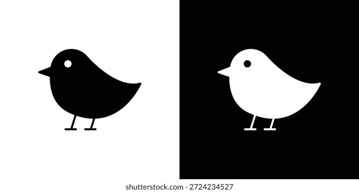 Chick icon. Vector Template. Concept Icon flat design.