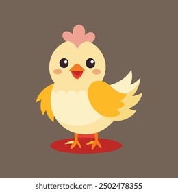 Chick illustration for your design, cartoon, art,