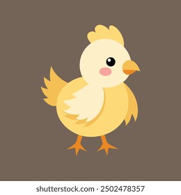 Chick illustration for your design, cartoon, art,
