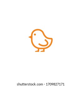 Chick Isolated on white background emoji, emoticon