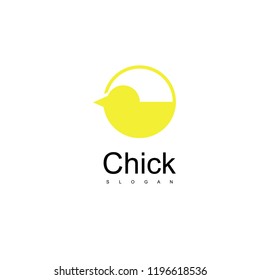 Chick Logo Design Vector