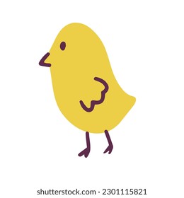 CHICK logo vector icon template monoline color line art outline