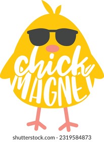 Chick Magnet - Happy Easter