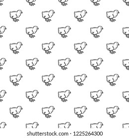 Chick pattern seamless repeat background for any web design