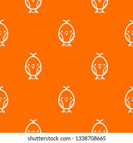 Chick pattern vector orange for any web design best