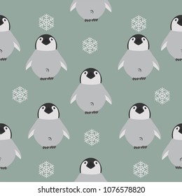 chick  Penguin  vector pattern