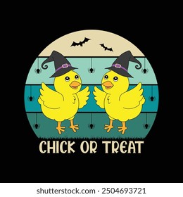 Camiseta de Halloween de Chick or Treat