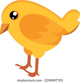 chick Vector illustration on a transparent background. Premium quality symbols.  Icons for concept and graphic design.