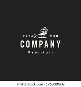 ilustración de icono vectorial del logotipo vintage de la gargadee hipster