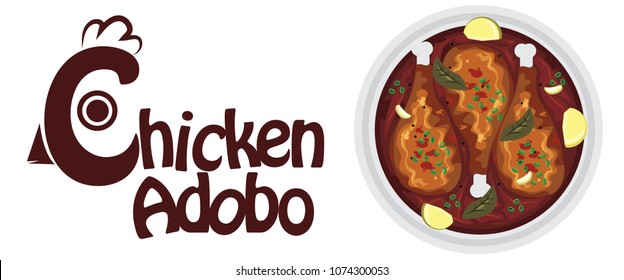 Chicken Adobo Philippine Delicacy 