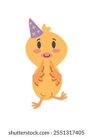 chicken animal birthday party isolated