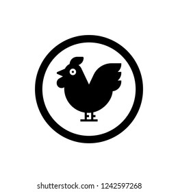 chicken animal icon