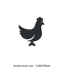 Chicken, animal icon - Vector