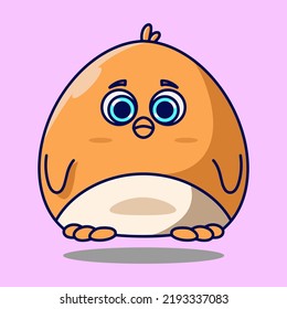 Chicken Art Cartoon Isolated Vector Isolated