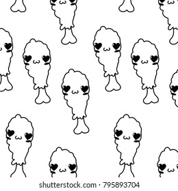 Chicken background design