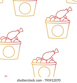 Chicken background design