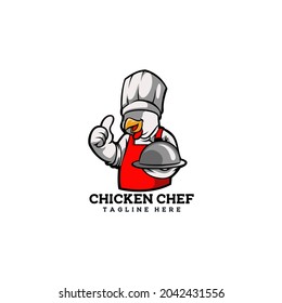 chicken chef restaurant mascot cooking food cook