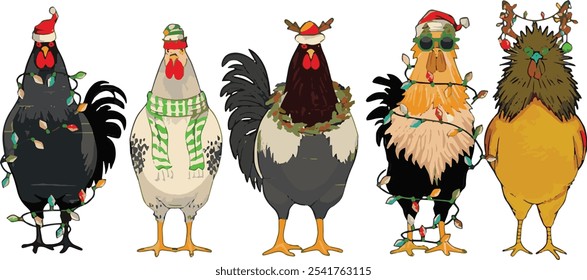 Chicken Christmas Type Of Chickens