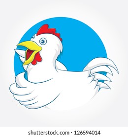 Chicken Circle Blue