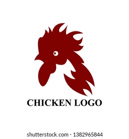 chicken cock rooster head logo design inspiration