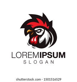 chicken collections logo design vector 