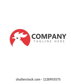 Chicken Company Logo Vector Template Design Illustration