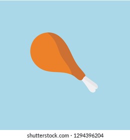 Chicken concept line icon. Simple element illustration. Chicken outline symbol design. Can be used for web and mobile UI/UX . Modern vector style.