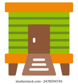 Chicken Coop icon for web, app, infographic etc