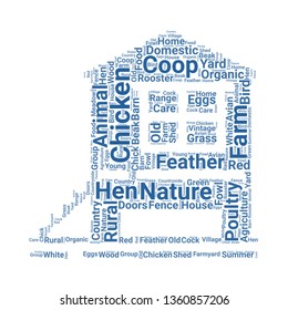 chicken coop word cloud. tag cloud about chicken coop.