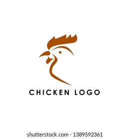 CHICKEN CREATIVE LOGO VECTOR TEMPALTE 