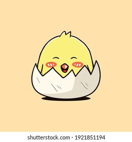 Chicken Cute Cartoon Illustration 8