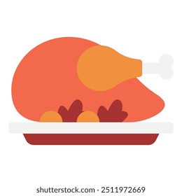 Chicken Dance icon for web, app, infographic, etc