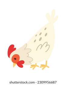 Chicken Domestic fowl Vector Illustration