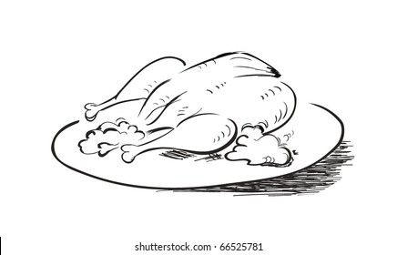 Chicken drawing