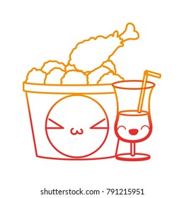 Chicken and drink design